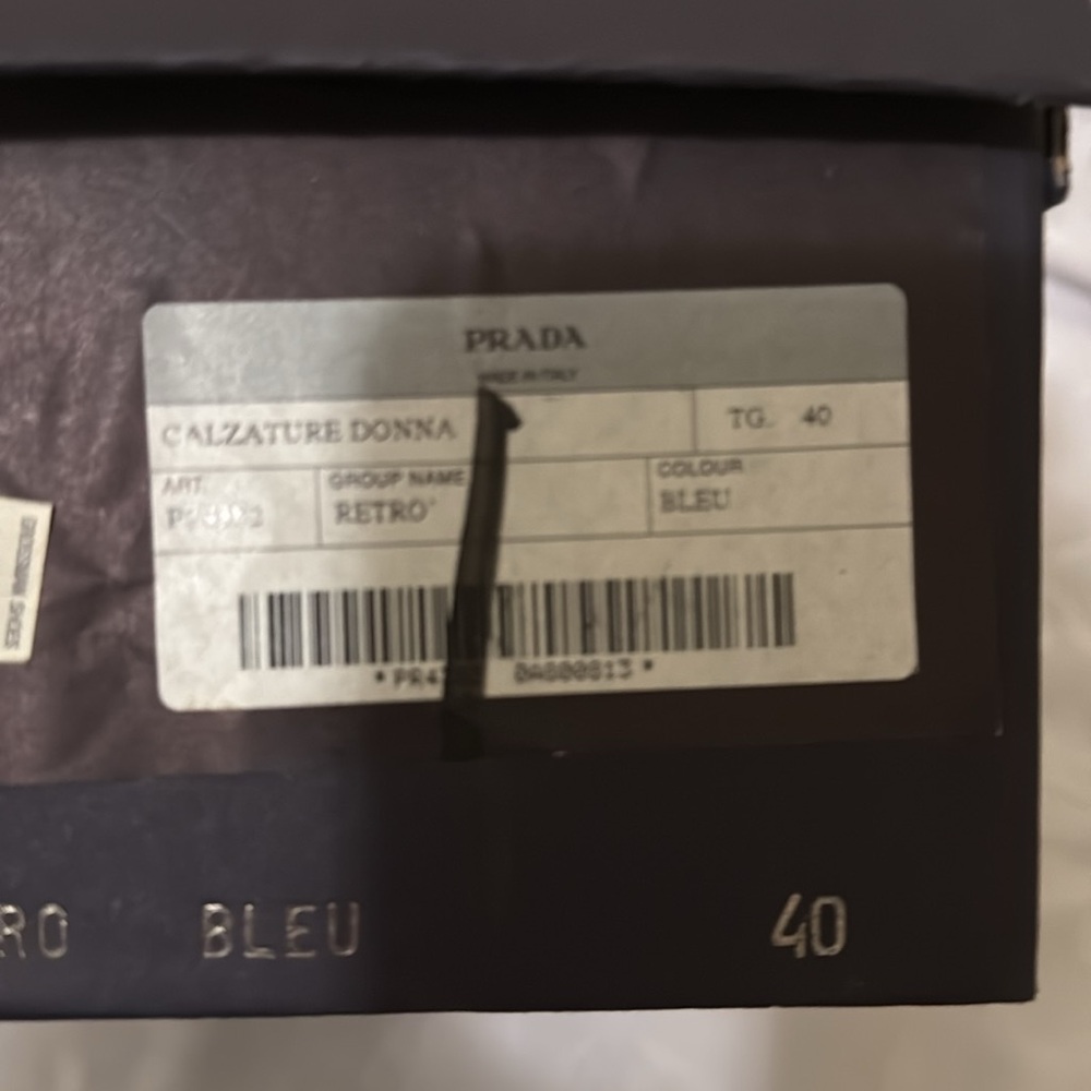 Vintage Rare Prada Early 2000s Low Kitten Heel Loafers - Picture 8 of 8